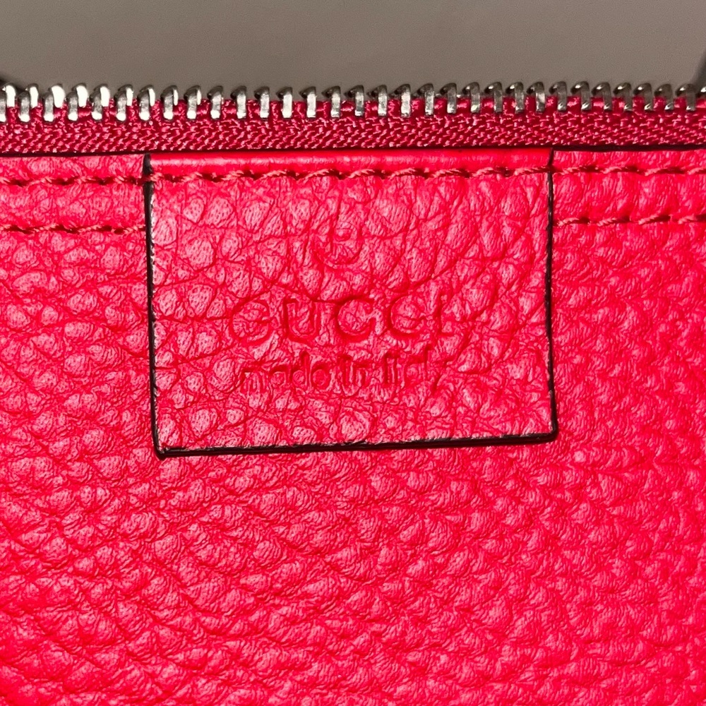 Gucci Jackie Red Shoulder Bag with pouch. - Picture 9 of 15